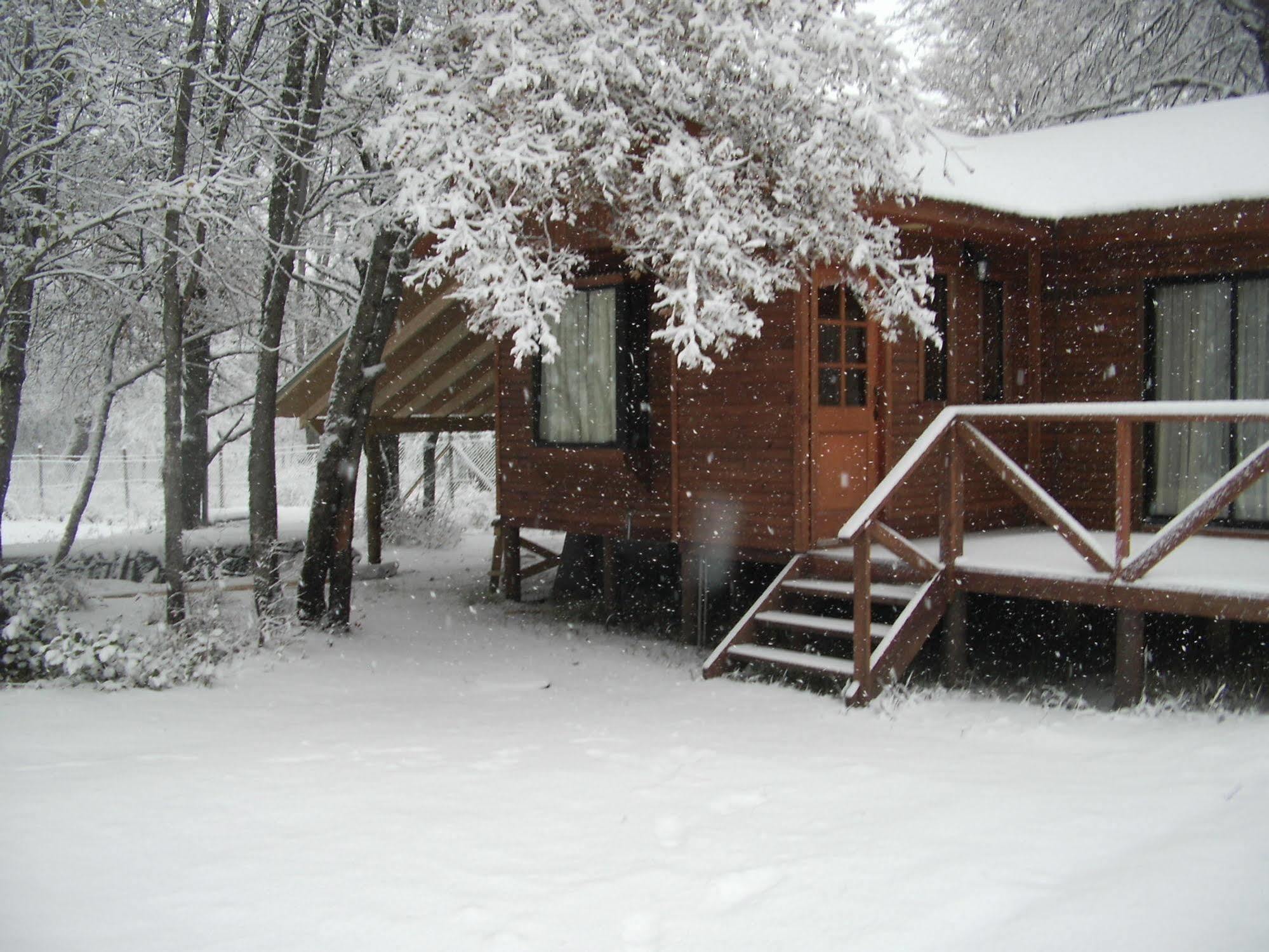 Cabanas Roble Quemado Las Trancas Exterior foto